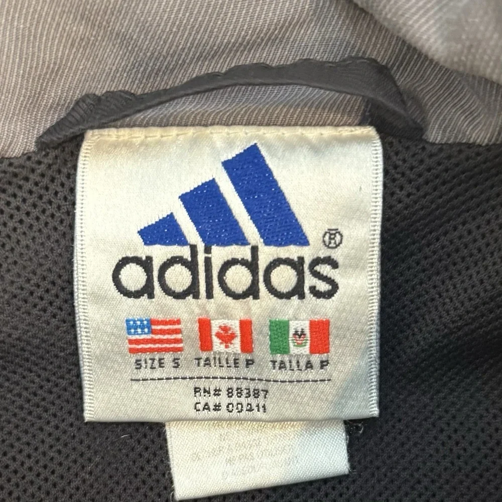Vintage 90s Adidas Golf Black Jacket Adult Small Casual Outdoors Windbreaker VTG